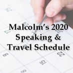2020 Events and Travel Schedule