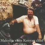 Malcolm visits Kenyan chief