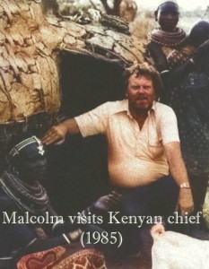 Malcolm visits Kenyan chief